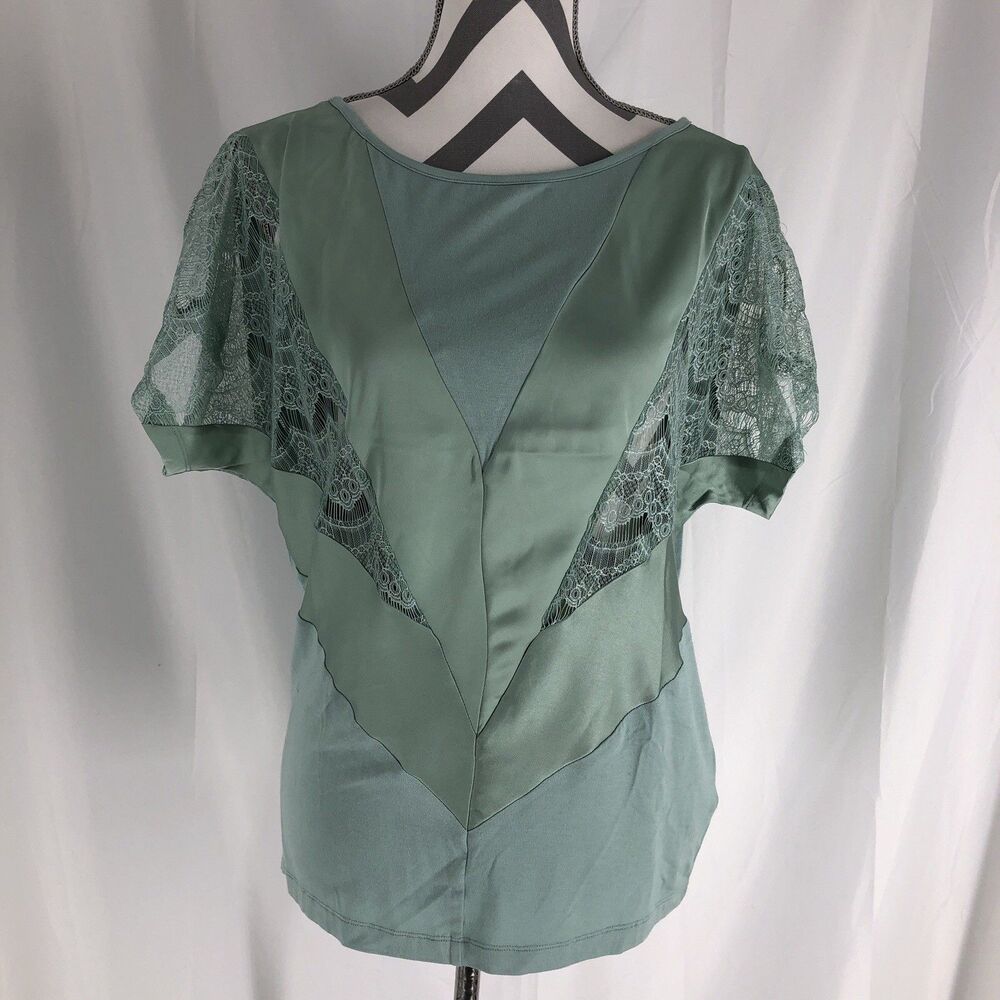 Max Sport Women’s Top Sz Medium Blouse Seafoam